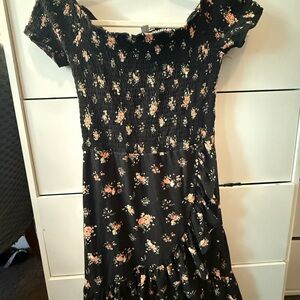 Floral Off-Shoulder Dress